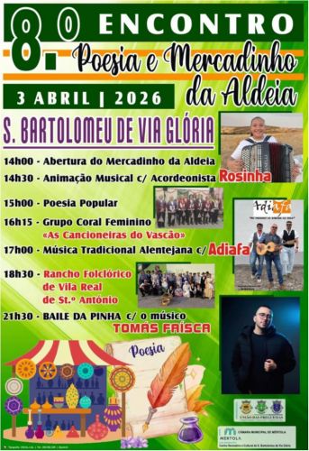 8&ordm; Encontro Poesia e Mercadinho da Aldeia